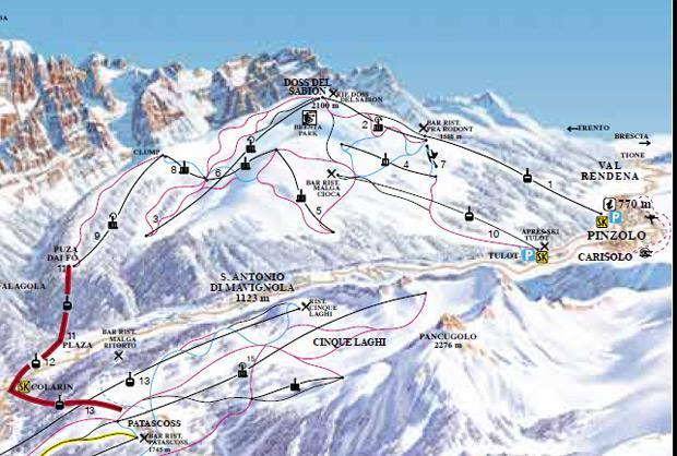 Rendena Ski Apartments 핀졸로 외부 사진